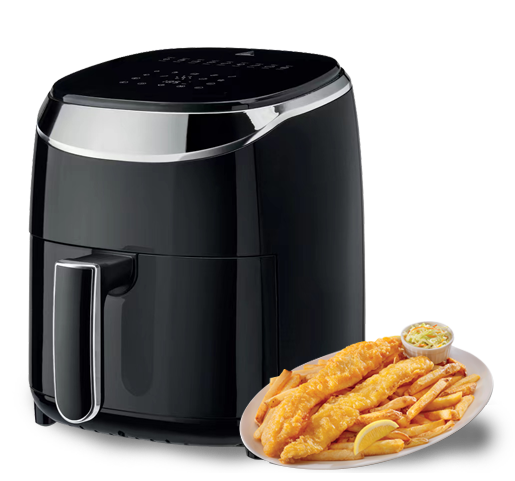 DH-DCI GEMINUS NOBUS MAGISTERIUM 1200W Air Fryer cum auto- interclusa OFFICIUM